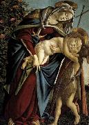 BOTTICELLI, Sandro Madonna and Child and the Young St John the Baptist France oil painting artist